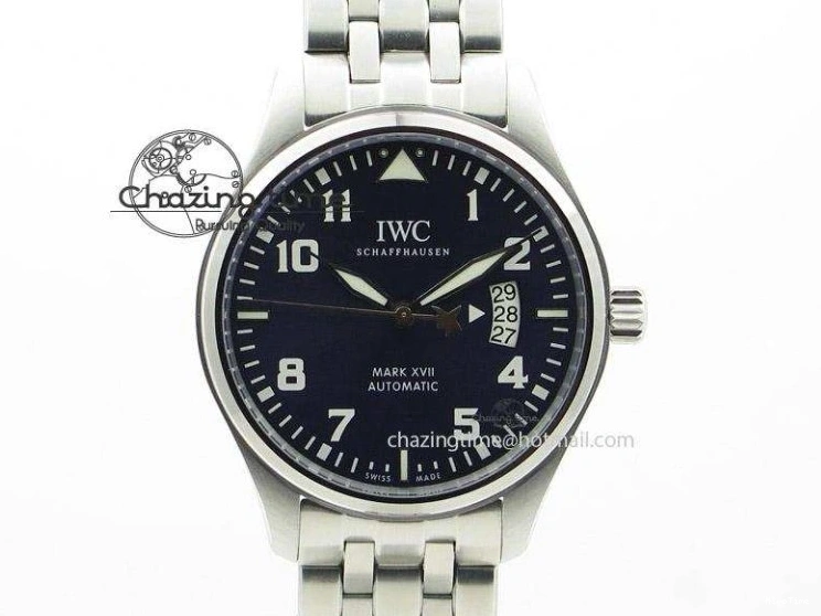 MIROTIME 0303 Affordable Ingeniuer St.Laurens SS Brown Dial MK 1:1 Best Edition On Black Leather Strap A 7365